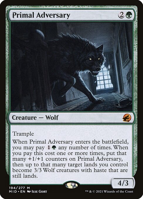 Primal Adversary - Innistrad: Midnight Hunt - 194