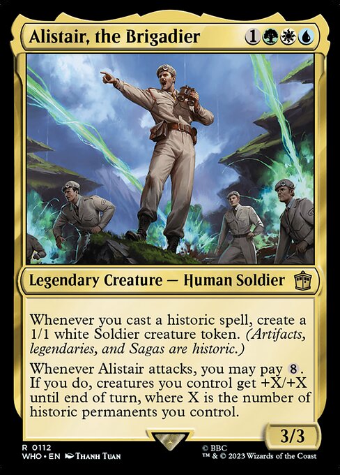Alistair, the Brigadier - Doctor Who - 112