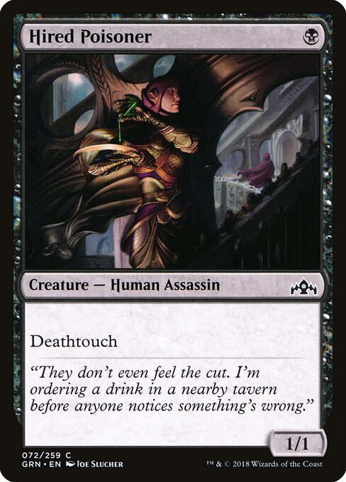Hired Poisoner - Guilds of Ravnica - 72