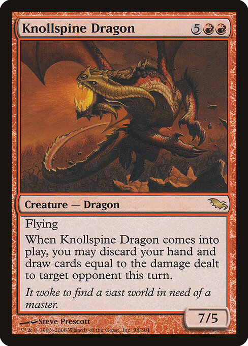 Knollspine Dragon - Shadowmoor - 98