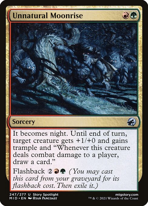 Unnatural Moonrise - Innistrad: Midnight Hunt - 247
