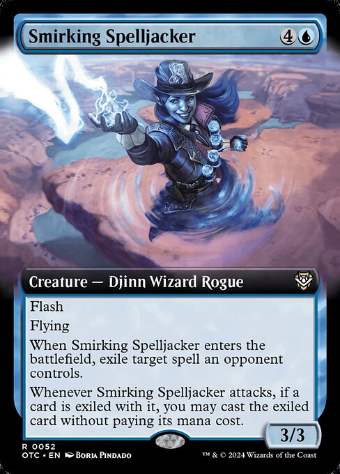 Smirking Spelljacker - Outlaws of Thunder Junction Commander - 52