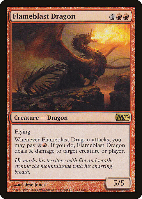Flameblast Dragon - Magic 2012 - 133