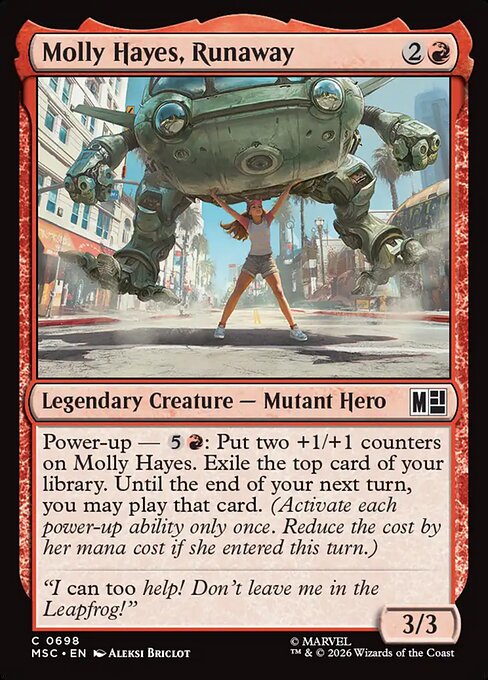 Molly Hayes, Runaway - Marvel Super Heroes Commander - 698