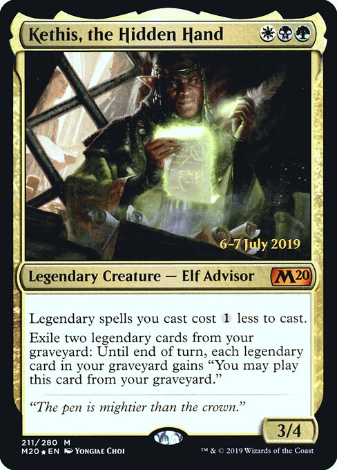 Kethis, the Hidden Hand - Core Set 2020 Promos - 211s