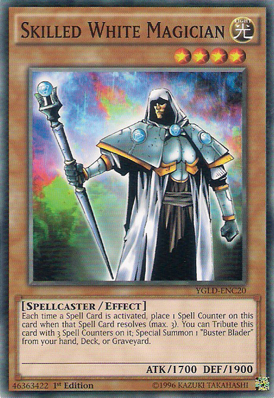 Skilled White Magician [YGLD-ENC20] Common