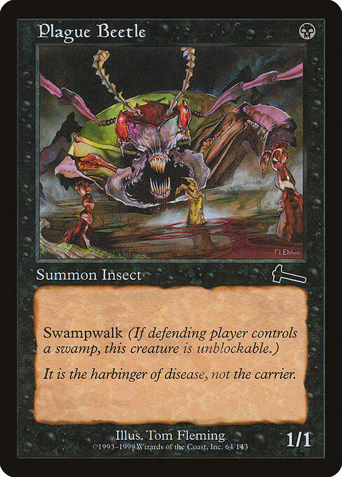 Plague Beetle - Urza's Legacy - 64