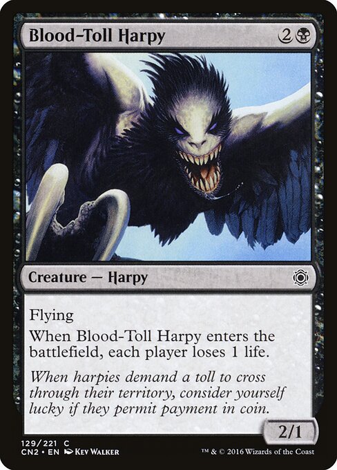 Blood-Toll Harpy - Conspiracy: Take the Crown - 129