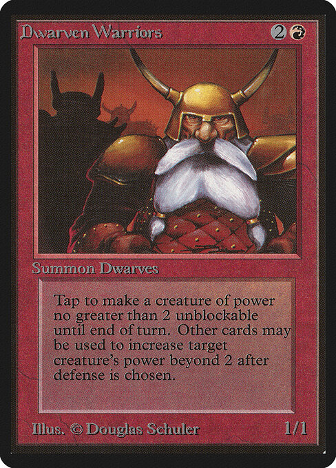 Dwarven Warriors - Limited Edition Beta - 144