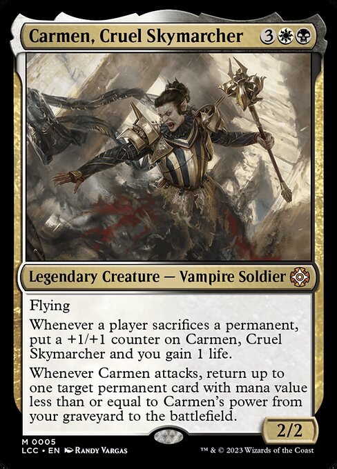 Carmen, Cruel Skymarcher - The Lost Caverns of Ixalan Commander - 5