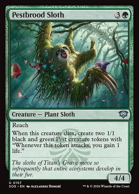 Pestbrood Sloth - Secrets of Strixhaven - 157