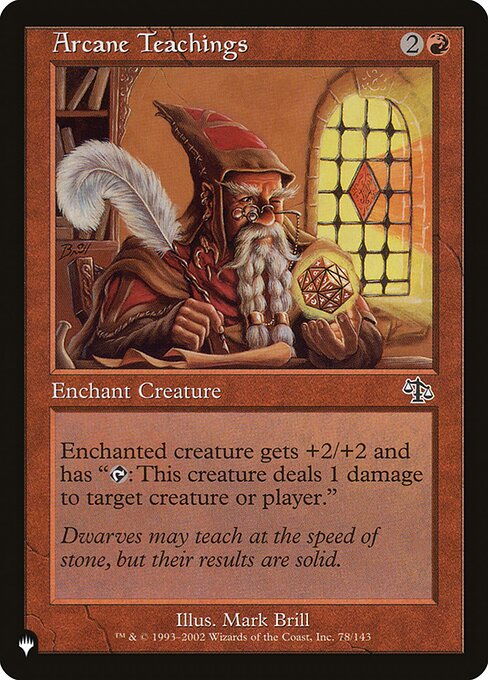 Arcane Teachings - The List - JUD-78