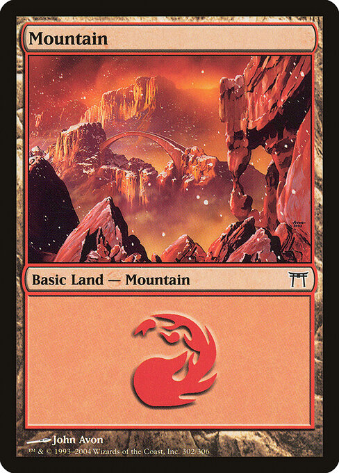 Mountain - Champions of Kamigawa - 302
