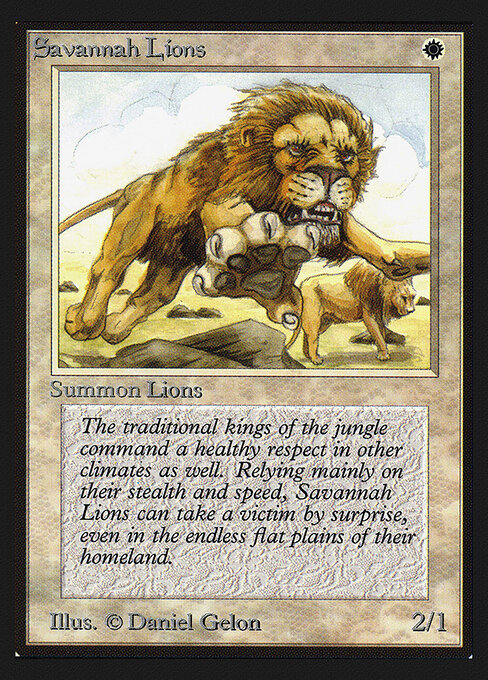 Savannah Lions - Collectors' Edition - 39