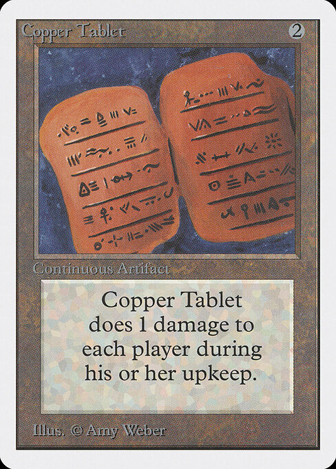 Copper Tablet - Unlimited Edition - 239