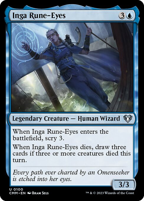 Inga Rune-Eyes - Commander Masters - 100
