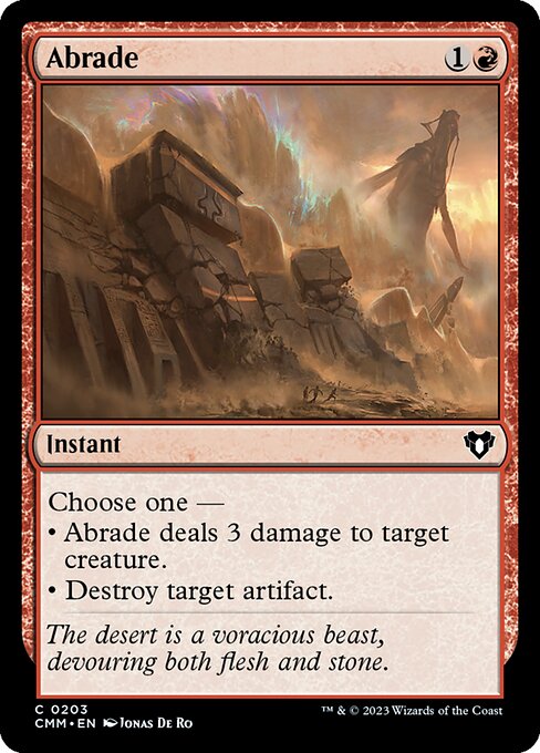 Abrade - Commander Masters - 203