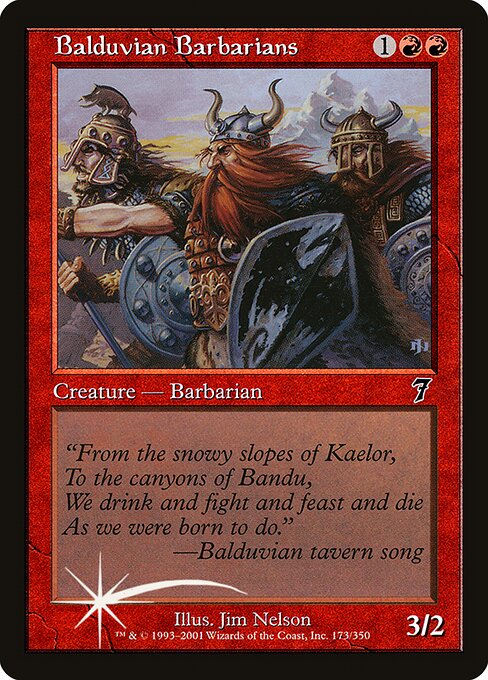Balduvian Barbarians - Seventh Edition - 173★