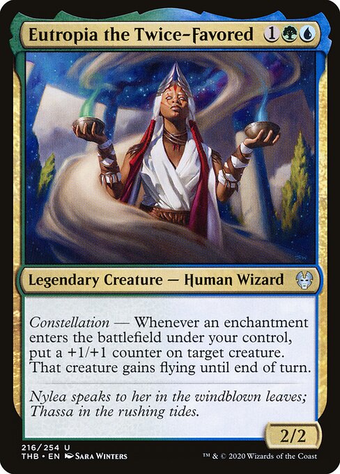 Eutropia the Twice-Favored - Theros Beyond Death - 216