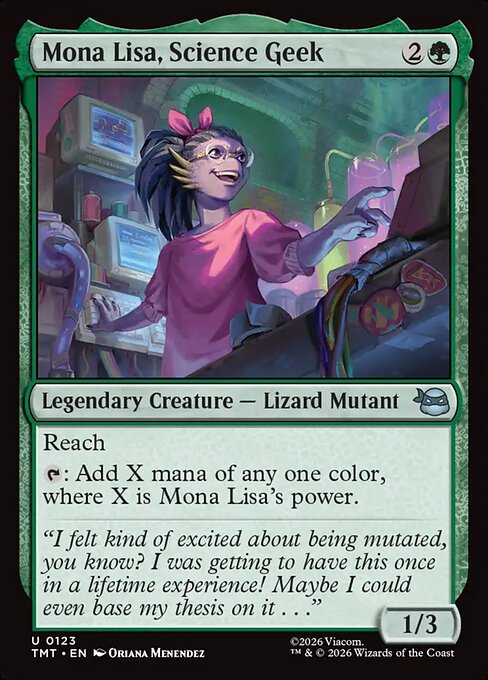 Mona Lisa, Science Geek - Teenage Mutant Ninja Turtles - 123