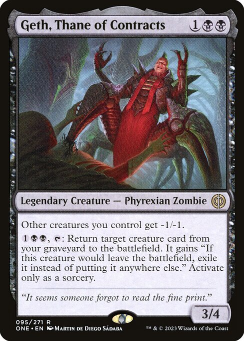 Geth, Thane of Contracts - Phyrexia: All Will Be One - 95