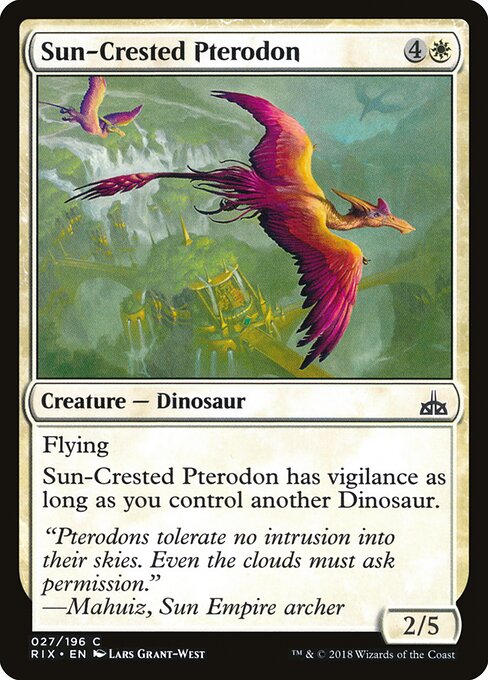 Sun-Crested Pterodon - Rivals of Ixalan - 27
