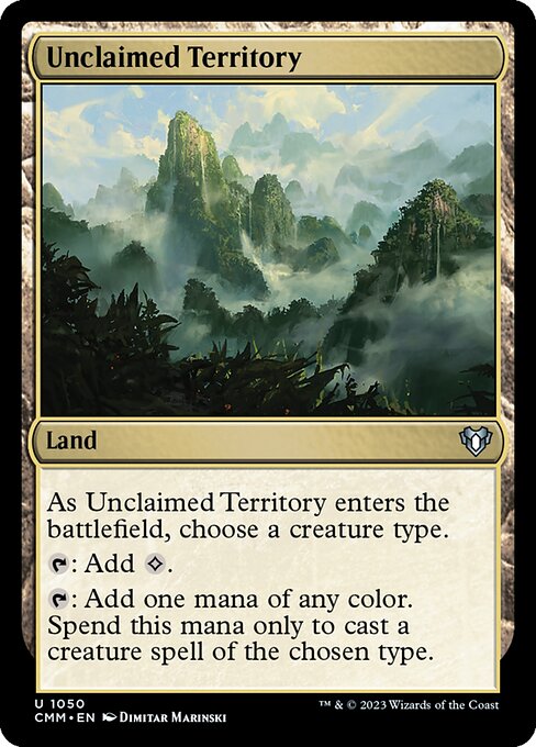 Unclaimed Territory - Commander Masters - 1050