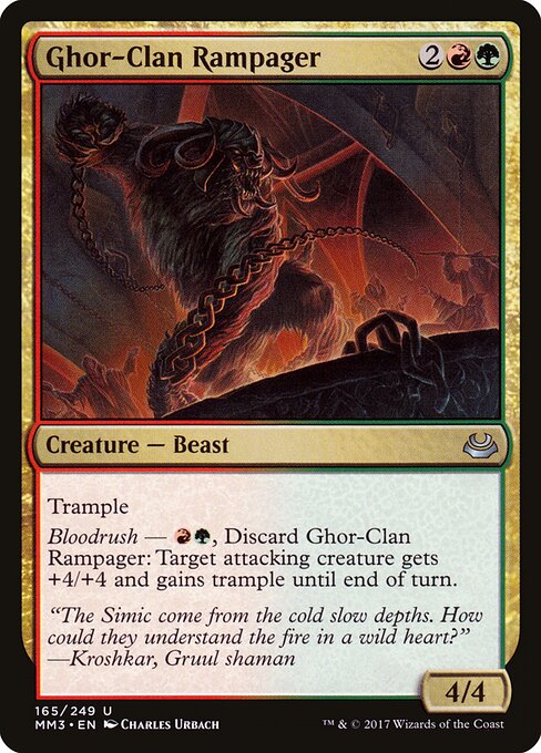 Ghor-Clan Rampager - Modern Masters 2017 - 165