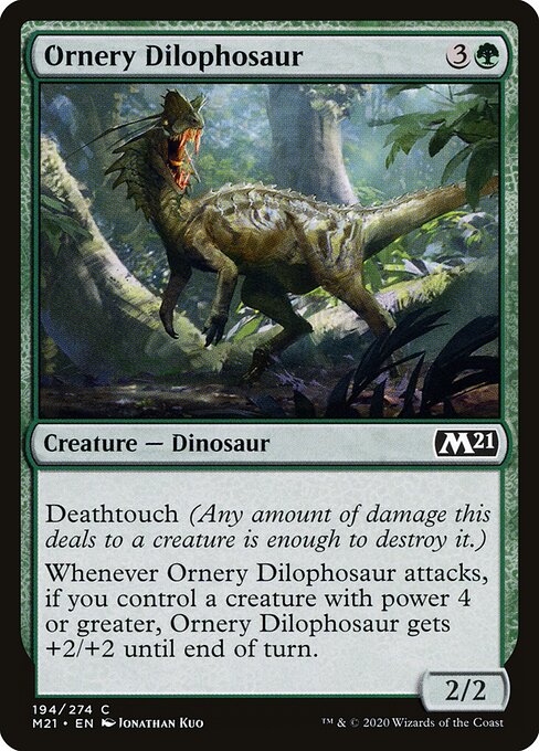 Ornery Dilophosaur - Core Set 2021 - 194