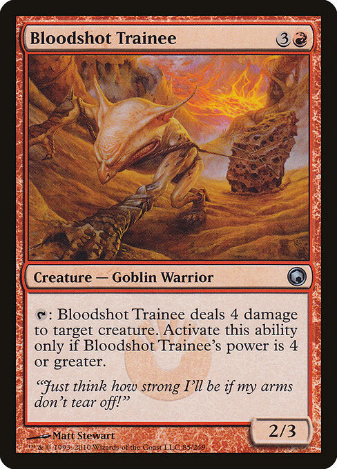 Bloodshot Trainee - Scars of Mirrodin - 85