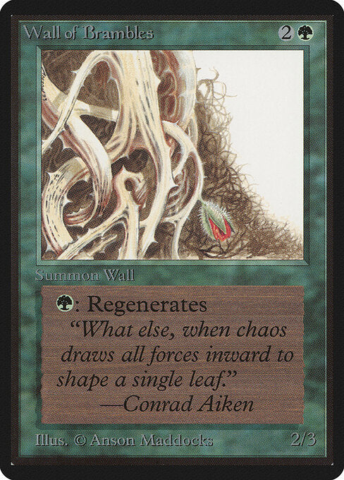 Wall of Brambles - Limited Edition Beta - 224