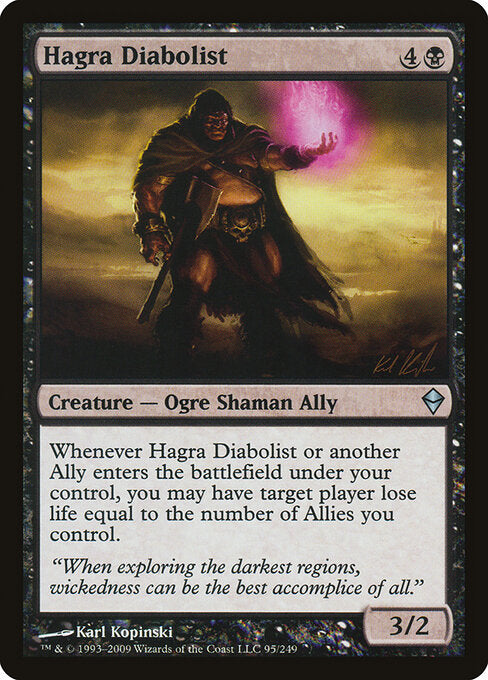 Hagra Diabolist - Zendikar - 95