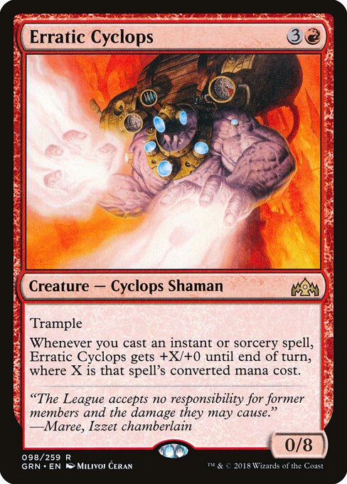 Erratic Cyclops - Guilds of Ravnica - 98