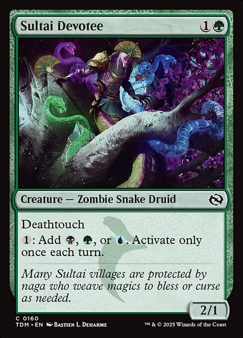 Sultai Devotee - Tarkir: Dragonstorm - 160