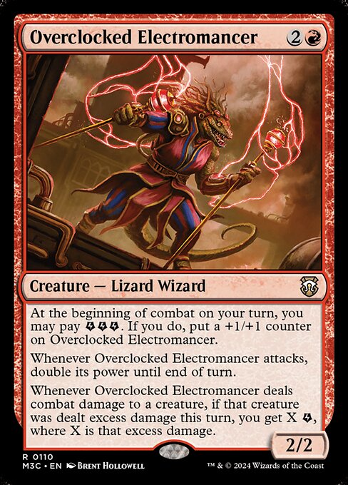 Overclocked Electromancer - Modern Horizons 3 Commander - 110