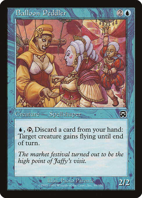 Balloon Peddler - Mercadian Masques - 59