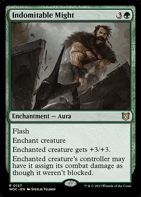 Indomitable Might - Wilds of Eldraine Commander - 127