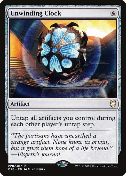 Unwinding Clock - Commander 2018 - 228