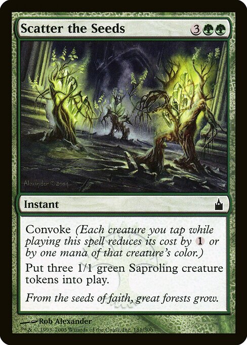 Scatter the Seeds - Ravnica: City of Guilds - 181