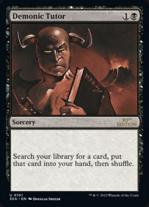 Demonic Tutor - 30th Anniversary Edition - 101