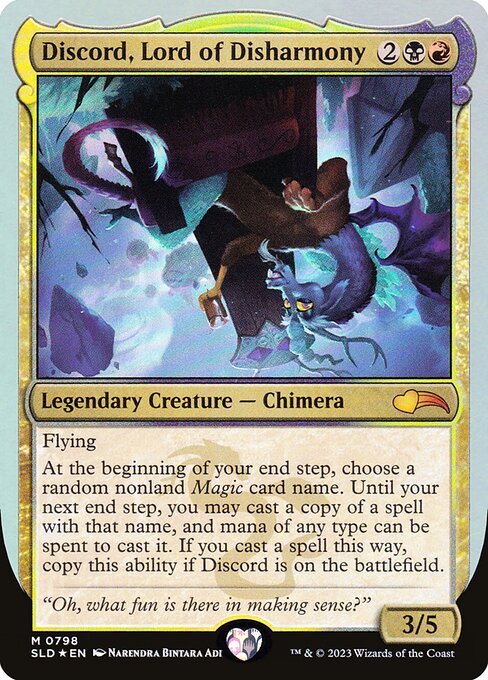 Discord, Lord of Disharmony - Secret Lair Drop - 798