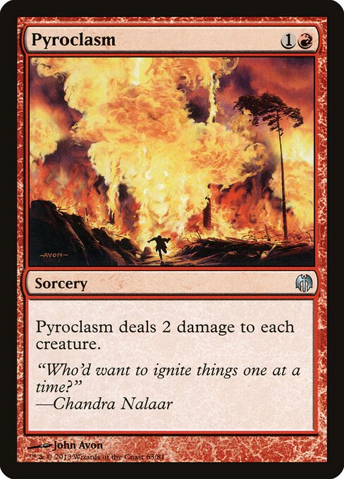 Pyroclasm - Duel Decks: Heroes vs. Monsters - 63