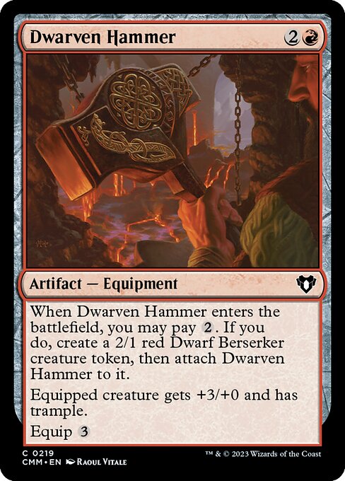 Dwarven Hammer - Commander Masters - 219