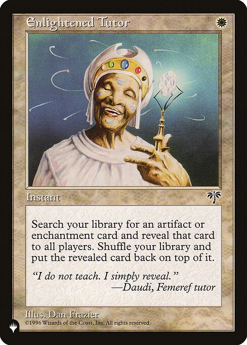 Enlightened Tutor - The List - MIR-14