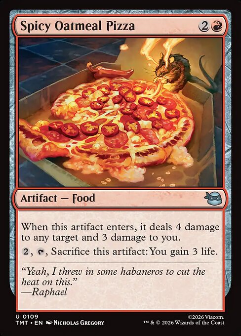 Spicy Oatmeal Pizza - Teenage Mutant Ninja Turtles - 109