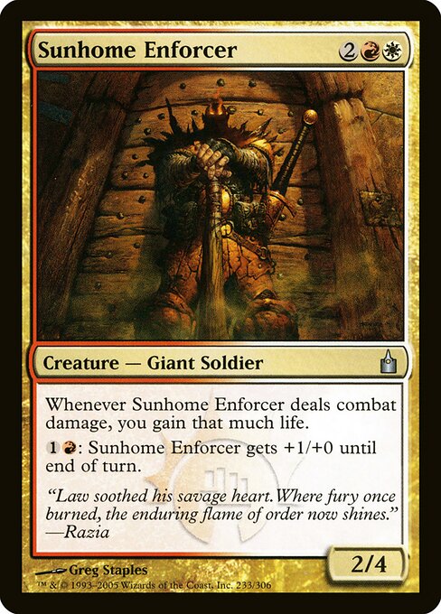 Sunhome Enforcer - Ravnica: City of Guilds - 233