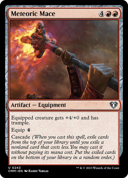 Meteoric Mace - Commander Masters - 243