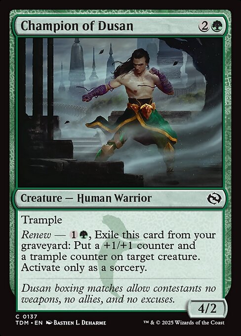 Champion of Dusan - Tarkir: Dragonstorm - 137
