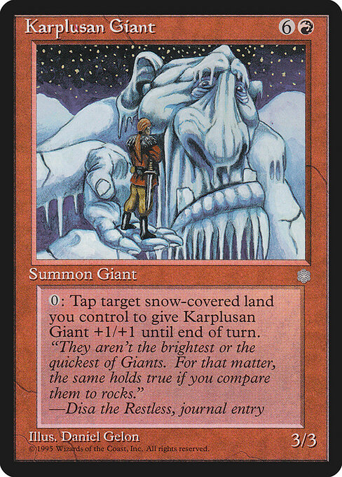 Karplusan Giant - Ice Age - 196