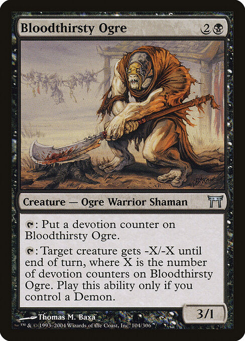 Bloodthirsty Ogre - Champions of Kamigawa - 104